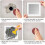 23 Pcs Drywall  Kit with Multiple Patch Sizes, SelfAdhesive Wall Patch for Holes and Ceiling 3