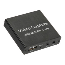 HDMI Video Capture Card USB2.0 4K Loop Support for Electronic Gear 5V 0.4A