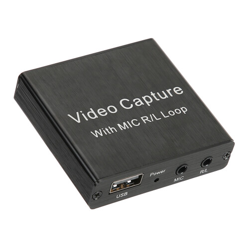 HDMI Video Capture Card USB2.0 4K Loop Support for Electronic Gear 5V 0.4A