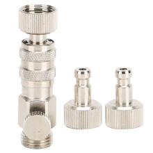 Quick Connect Plug For Airbrush Connector, Universal Quick Release Fitting With Smooth Thread Corrosion Resistant Durable Brass Airbrush Accessories,