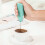 Cordless Electric Hand Mixer with OneButton Speed Control, Battery Powered for Baking – Blue 2