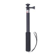 Asta selfie estensibile per GoPro Hero, impugnatura impermeabile, monopiede invisibile in lega di alluminio ultraleggero estensibile con attacco a