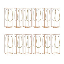 12 elegante transparente Süßigkeiten-Aufbewahrungsboxen mit