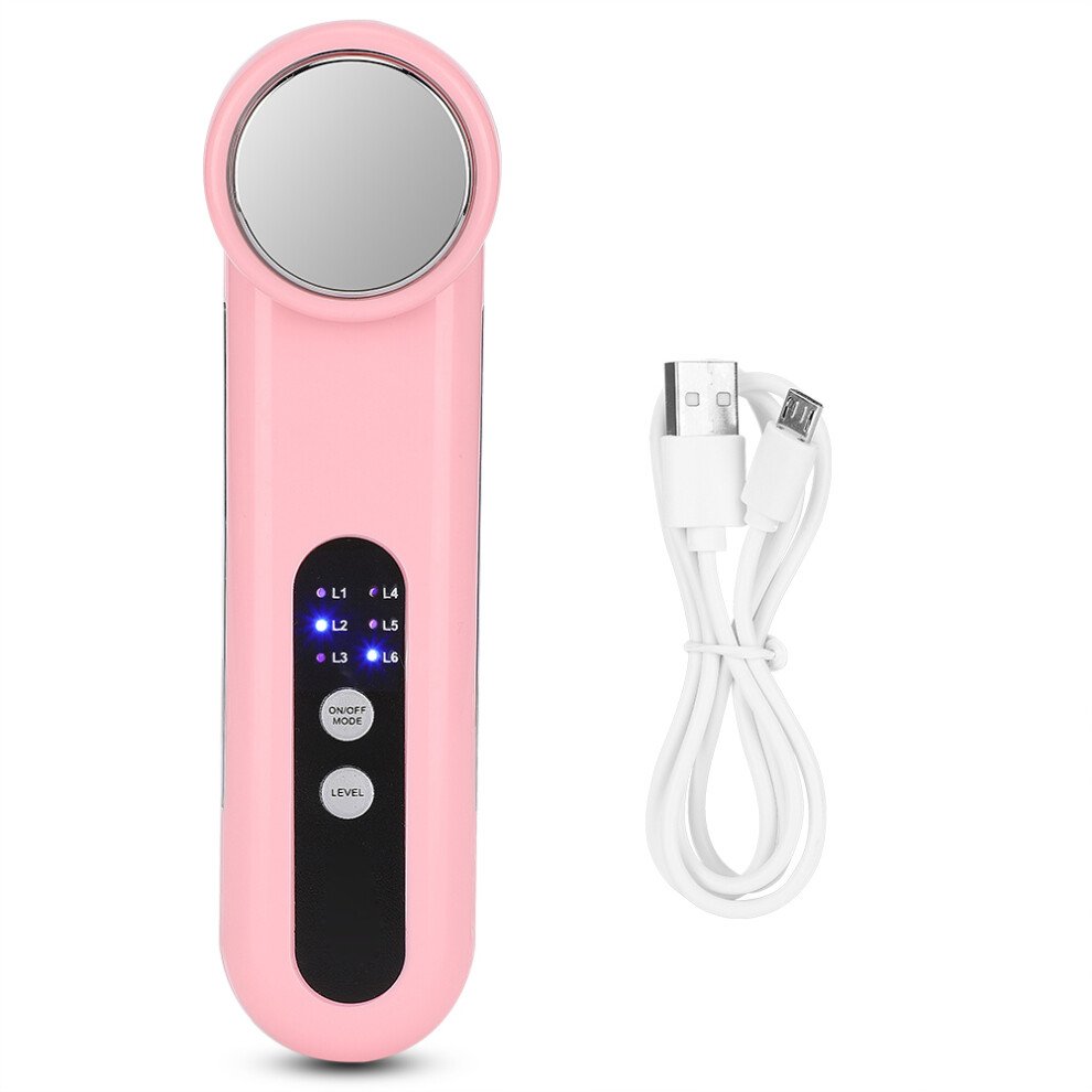 Anti Aging Skin Tightening Portable Facial Massager, Ergonomic Handle with Ions Introducing Nutrients for Firming Skin Care, Multifunctional Skincare