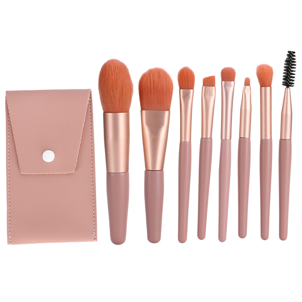 Gold Premium Synthetic Fiber Makeup Brush Set Stylish Design Champagne Color Soft And Silky Cruelty Free Make Up Brushes Fine And Dense Suitable For