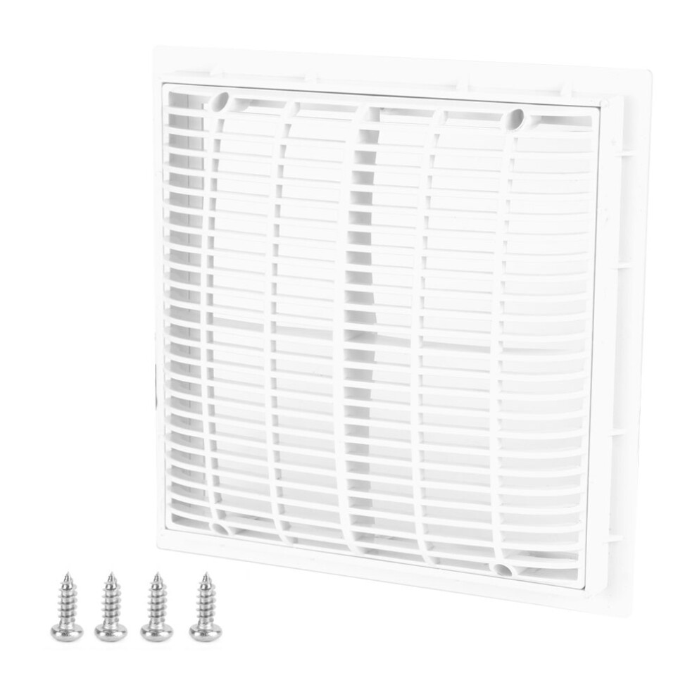 Bathroom Exhaust Fan Cover Square Ventilation Grille Ceiling Air Diffuser With Easy Installation High Quality Plastic Ventilation Register For Home 9340258757204