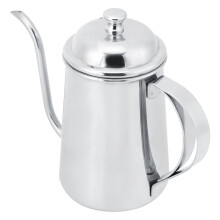 Cafetière à filtre manuelle, bec verseur en col de cygne pour un dosage précis et une infusion parfaite, cafetière en acier inoxydable durable et