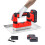 Cordless Concrete Vibrator 200W with 6Speed Adjustable Control, Handheld Cement Mortar Leveling Tool for Construction Red 1