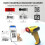 Wireless Barcode Scanner with 2.4GHz Bluetooth, 1D 2D Scan, Triple Modes, Long Battery for POS Warehouse 2