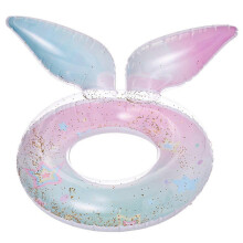 (A, S) Mermaid Pool Floats - Inflatable Swimming Ring for Kids, Cute Pool Floats, Swimming Ring Floating Bed Float Pool, Mermaid Tail
