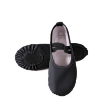 Children Gymnastics Dance Shoes PU Leather Soft Sole Pink Ballet Shoes Women Girls Kids Size 37 Elastic Split Sole
