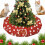 Protetor de cama para gato em formato de túnel de árvore de Natal, decoração 3 em 1 em formato de donut, 89 cm (35 polegadas) 1
