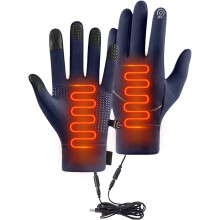 Heated Gloves for Men Women Rechargeable, Waterproof Touchscreen Winter