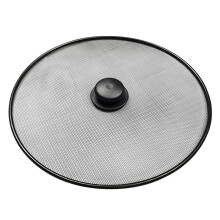 Splatter Screen 29cm Grease Guard with Knob for Frying Pan, Oil Splash Protection, Dishwasher Safe
