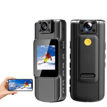 Mini Spy Camera 4K WiFi Security Cam with IR Night Vision, 180 Lens, Long Battery, Indoor Outdoor Use