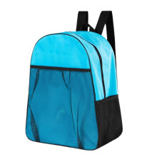 Roller Skate Backpack Nylon Skating Gear Carrier For Ice Skating Waterproof Bag Multifunctional Keeps Gear Neat Blue