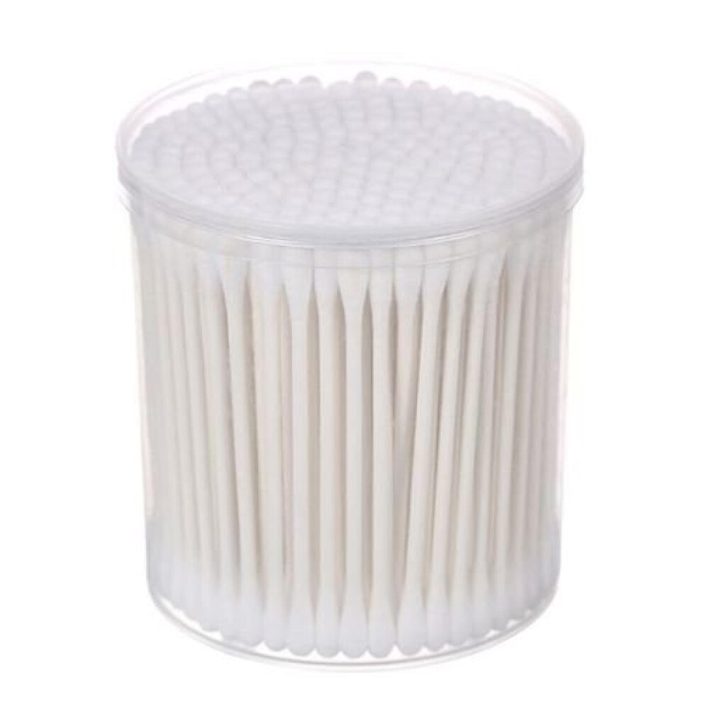 Cotton Swabs with Soft Tips and Flexible Sticks, 100 Count in Convenient Storage Container