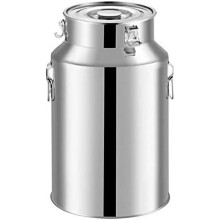 Leak Proof Insulation Stainless Steel Milk Bucket 58L Heavy Duty Dairy Transport With Silicone Seal Lid 201 Stainless