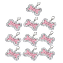 Gravierte Hundemarken aus Edelstahl, Namensschilder für Hunde, niedliches Design, korrosionsbeständige Metallschilder, hochfeste Schilder,