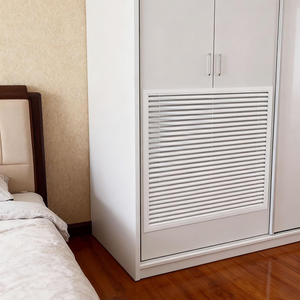 Aluminium Ventilation Grille 25X25cm Wall Mount Air Vent Cover Enhanced Airflow Moisture Reduction 9094768961445