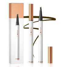 Microblading øjenbrynsblyant - Ultra Fine Spids Vandfast brynpen, 2-pak naturlige nuancer