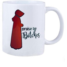 (3PCS) Praise Be Bitches, Ceramic Coffee Mugs, Dishwasher, Fun Gifts Present for Best Friends or Lovers