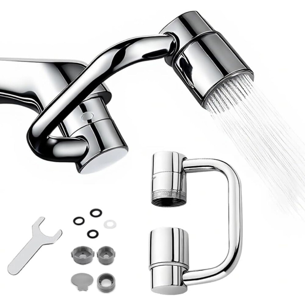 Upgrade Universal Sink Faucet Rotatable Aerator 2026 - 1440 2 Modes U Shaped Extender 1 3233222786125