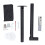 Extension Pole for Adjustable Telescopic Mount, Extension Pole with Built-In Quick Release Adapter and Cable Protection Conduit, Solid Structure 1