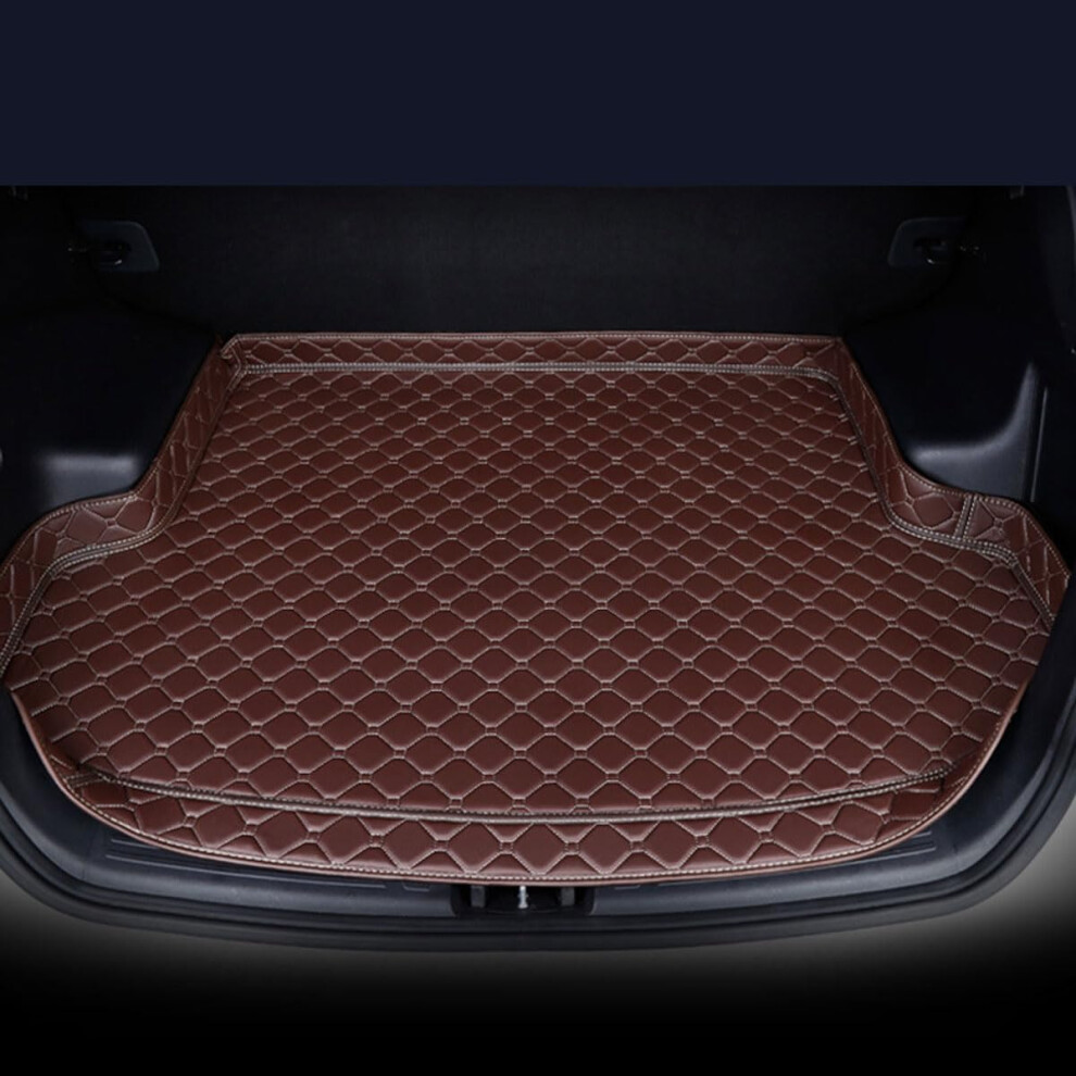 Leather Trunk Mat Waterproof Antiscratch Nonslip Cargo Liner For Honda Zrv 20232025 Brown 9187378959510