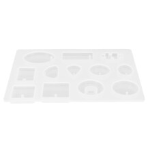 Reusable Silicone Casting Molds for Resin Crafts, Eco Friendly Jewelry Mold Set with Heat Resistance up to 230C, Suitable for Epoxy Pendant Making