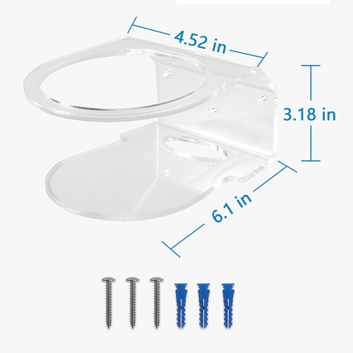 Wall Mount Router Holder Bracket for Deco X20/X60 – Transparent, Easy Install 1