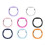8PCS Silicone Protective Ring Case for RingConn Gen 2 Air Smart Ring, Dustproof Durable Cover 1