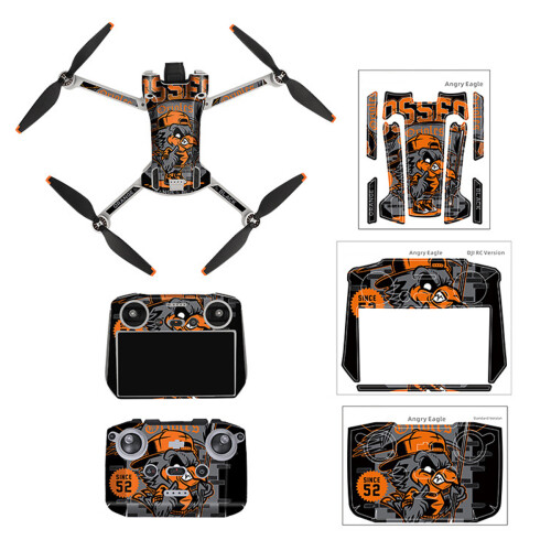 Dji Mini 3 Pro Protective Stylish Wraps, Waterproof Decorative Stickers For Drone And Rc Controller (Pattern A) 2