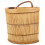 Wall Hanging Basket Handwoven Willow Wicker Organizer for Kitchen Bathroom Fruit Vegetable Storage 1