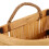 Wall Hanging Basket Handwoven Willow Wicker Organizer for Kitchen Bathroom Fruit Vegetable Storage 3