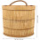 Wall Hanging Basket Handwoven Willow Wicker Organizer for Kitchen Bathroom Fruit Vegetable Storage 2