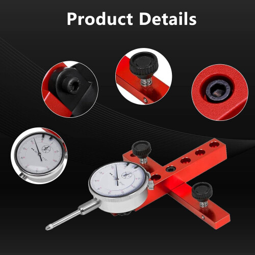 Precision Table Saw Alignment Gauge with Dial Indicator for Accurate Calibration, Aluminum Tool 2