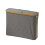 Large Capacity Laundry Basket with Side Window, Foldable Grey Storage Basket for Bathroom 1