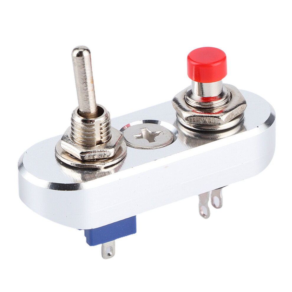 Momentary Self-Reset Push Button Switch 220V 3A Stainless Steel 3771379678776