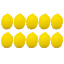 10Pcs/Pack Realistic Artificial Lemon Simulation Yellow Lemon-L