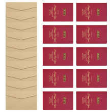 10Pcs Chinese Spring Festival Greeting Card with-Type A