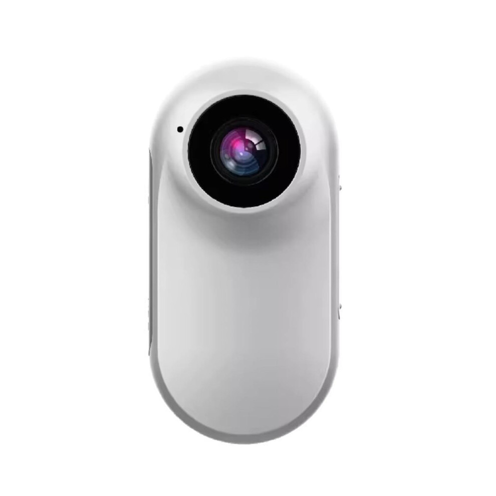 Mini Wearable Camera Thumbsize Hands Vlog Body Cam For Cycling And Travel White 9094768963944