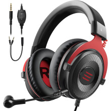 Cuffie da gioco cablate per PS4, PS5, Xbox One, PC, Mac, computer, qualità audio stereo surround, microfono con cancellazione del rumore, microfono