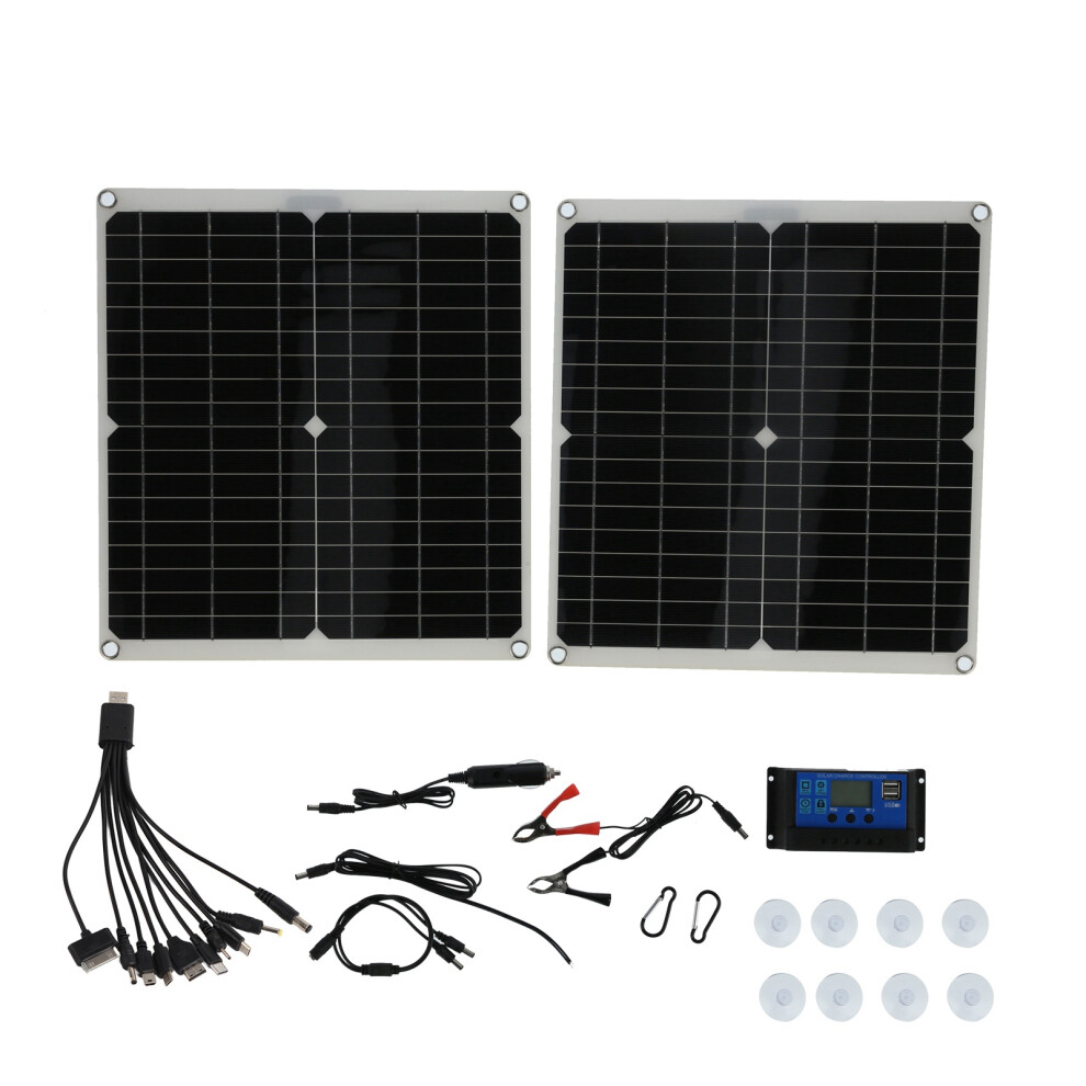 24V Solar Charger With High-Efficiency Monocrystalline Solar Cells, 25W Solar Panel Kit For Reliable Power Supply In Vehicles, Boats, And Airplanes 9464372551408