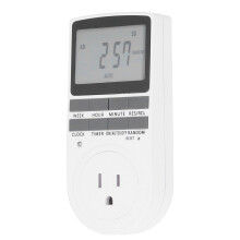 Automatic Switch Socket, Energy-Saving Digital Timer For Lights Fans, 24 Hour 7 Day Cycle With 8 Operation Buttons, Programmable Outlet Timer