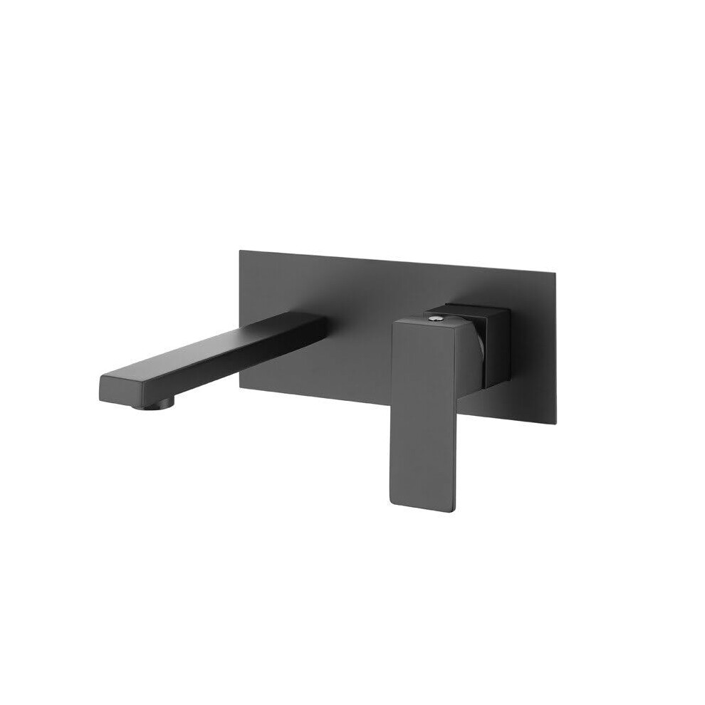 Brushed Gold Wall Mounted Bathroom Faucet Solid Brass Concealed Basin Mixer Tap Lead 9187378961797