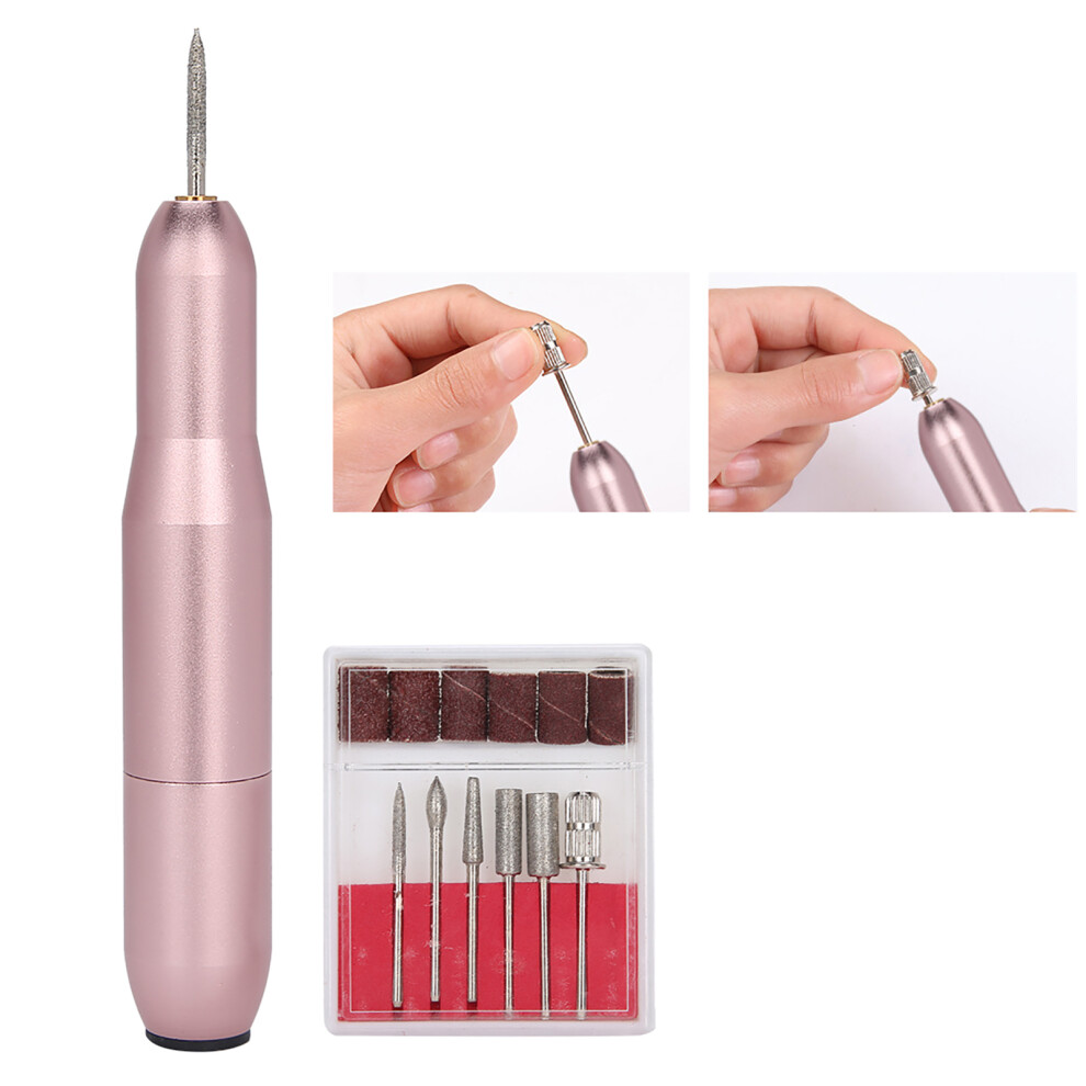 USB Nail Drill Pen 15000RPM Electric Portable Manicure Polishing Tool