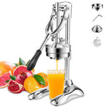 Manual Citrus Juicer Heavy Duty Cast Iron Press for Pomegranate Orange Lemon with Juice Yield