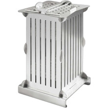 Stainless Steel Kebab Skewer Maker Box, 49Hole BBQ Meat and Vegetable Tool for Home and Commercial