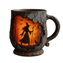 (1Pcs) Witches Coffee Mug, Halloween Mug Halloween Witches Mug Witches Coffee Mug High Quality, Mystical Witch Mug